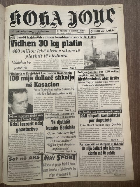 Koha Jonë 1995-11-04