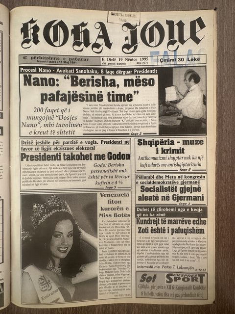 Koha Jonë 1995-11-19