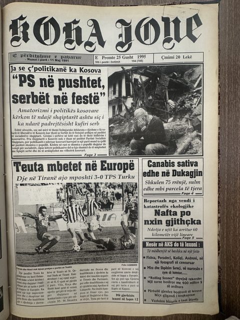 Koha Jonë 1995-08-25