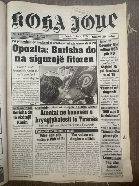 Koha Jonë 1996-01-05
