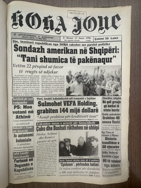 Koha Jonë 1996-01-13