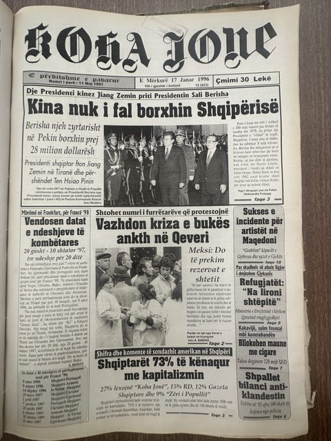 Koha Jonë 1996-01-17
