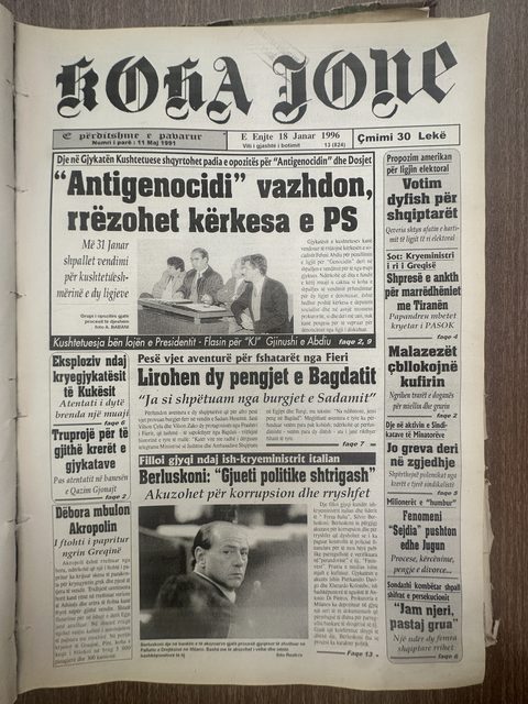 Koha Jonë 1996-01-18