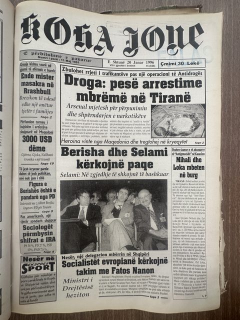 Koha Jonë 1996-01-20