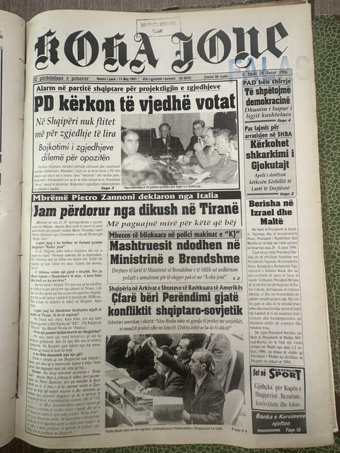 Koha Jonë 1996-01-28