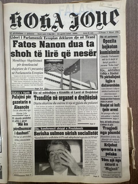 Koha Jonë 1996-02-09