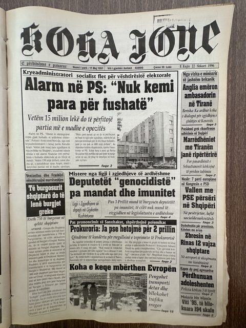 Koha Jonë 1996-02-22