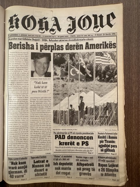 Koha Jonë 1996-07-20