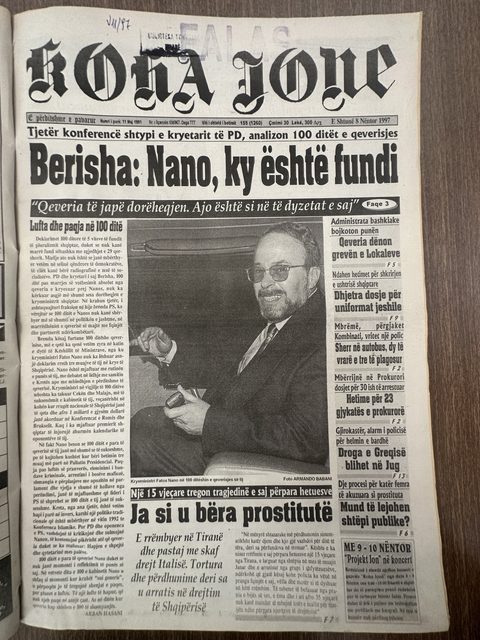 Koha Jonë 1997-11-08
