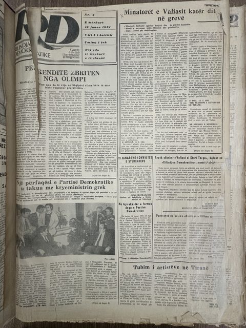 Rilindja Demokratike 1991-01-16