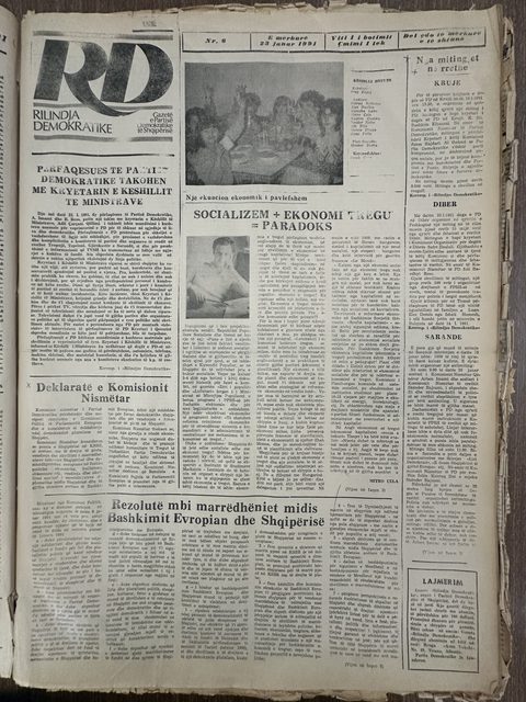 Rilindja Demokratike 1991-01-28