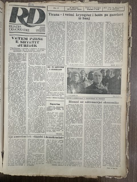 Rilindja Demokratike 1991-01-26