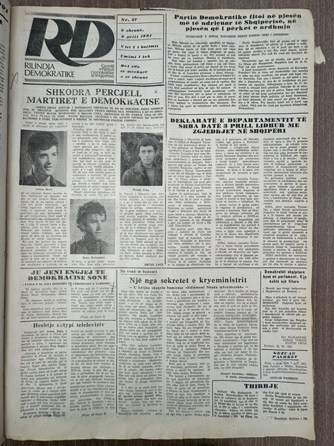 Rilindja Demokratike 1991-04-06