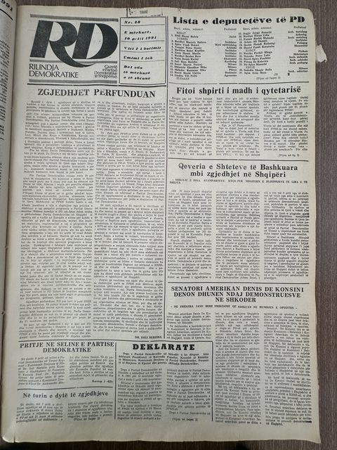 Rilindja Demokratike 1991-04-10
