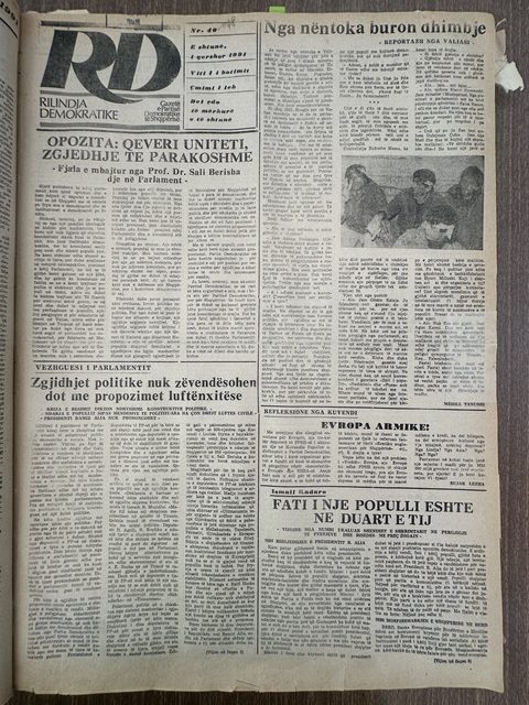 Rilindja Demokratike 1991-06-01
