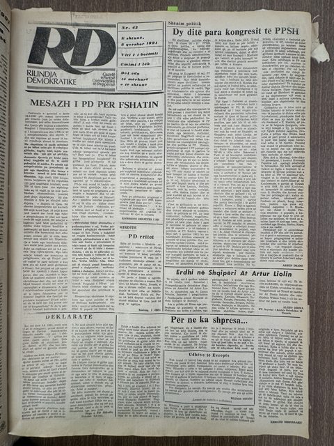 Rilindja Demokratike 1991-06-05