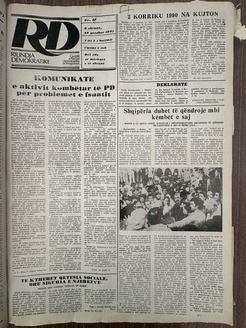 Rilindja Demokratike 1991-06-29