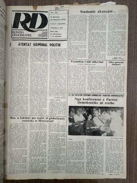 Rilindja Demokratike 1991-09-21