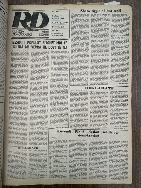 Rilindja Demokratike 1991-10-05