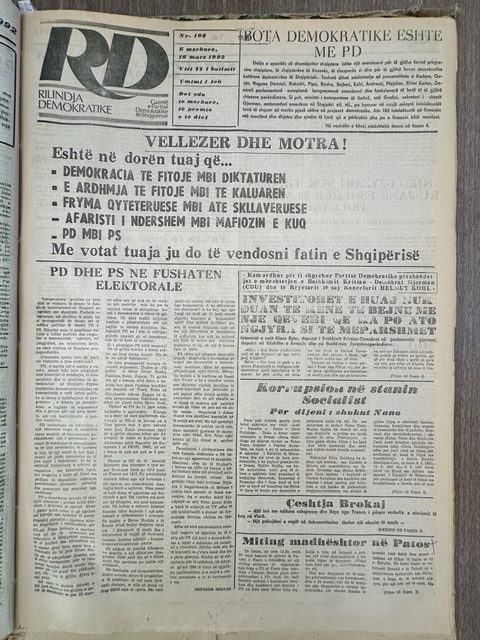 Rilindja Demokratike 1992-05-13