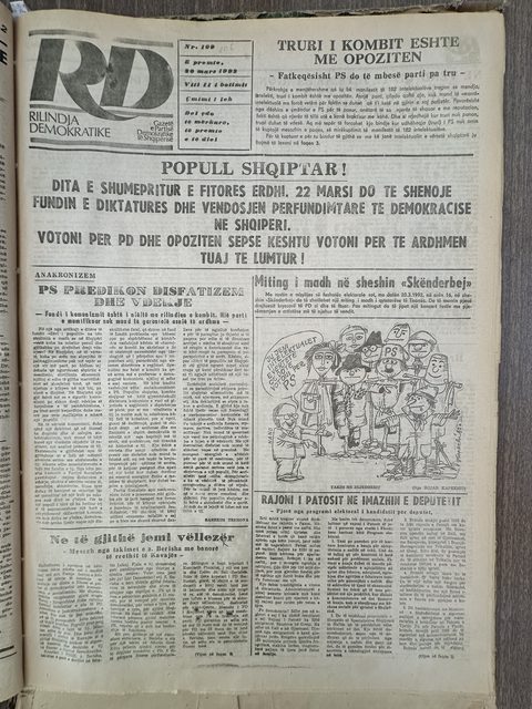 Rilindja Demokratike 1992-03-20