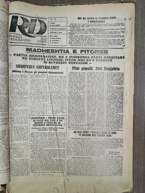 Rilindja Demokratike 1992-03-24