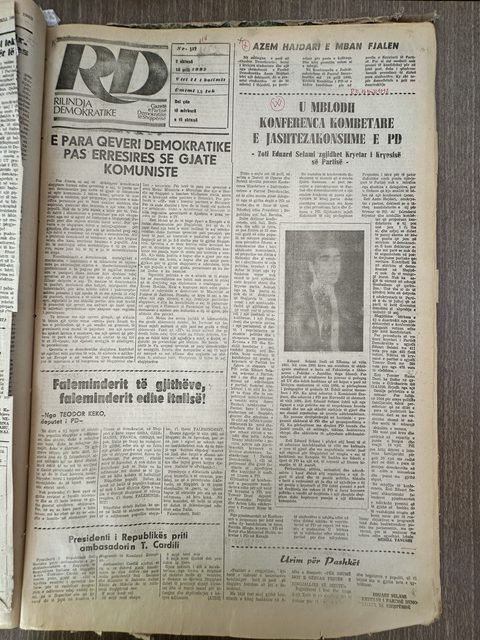 Rilindja Demokratike 1992-04-18