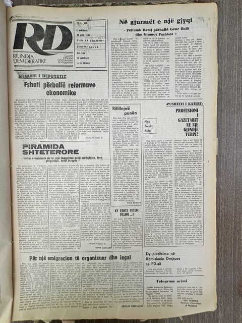 Rilindja Demokratike 1992-04-29