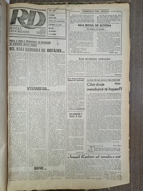 Rilindja Demokratike 1992-05-09