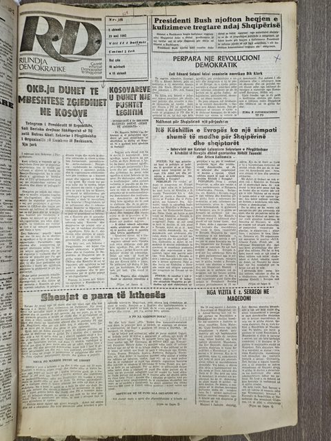 Rilindja Demokratike 1992-05-23