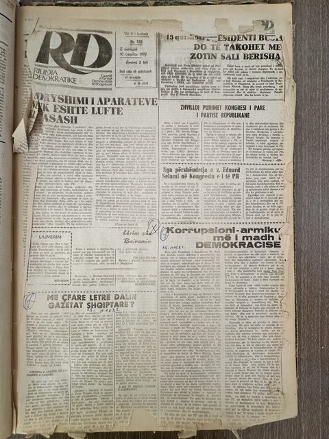 Rilindja Demokratike 1992-08-10
