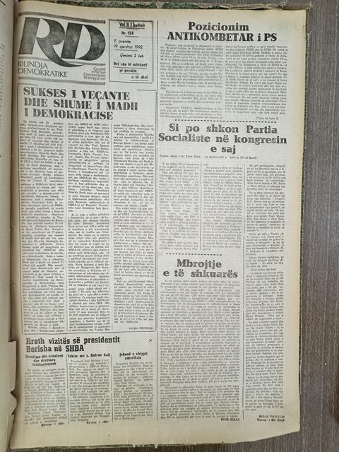 Rilindja Demokratike 1992-06-19