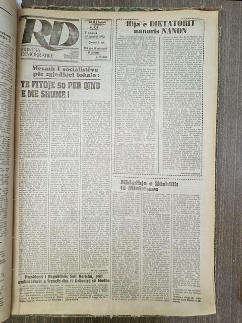Rilindja Demokratike 1992-06-24