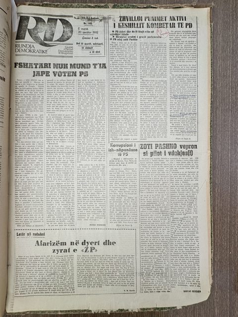 Rilindja Demokratike 1992-06-30