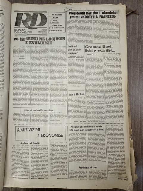 Rilindja Demokratike 1992-07-07