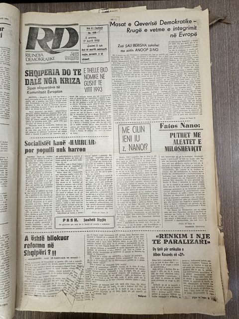 Rilindja Demokratike 1992-07-17