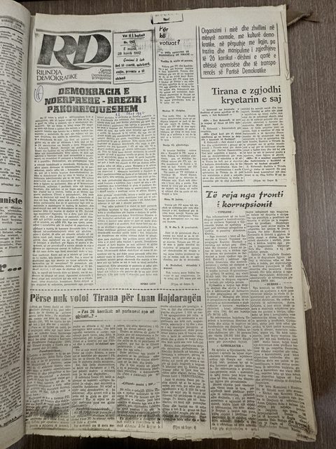 Rilindja Demokratike 1992-07-28