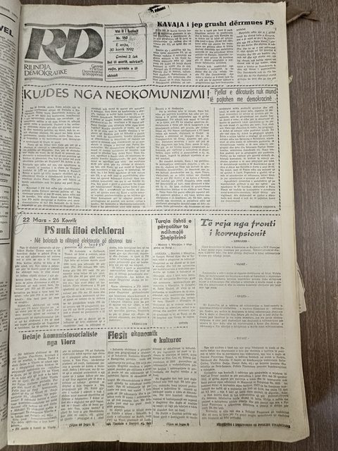 Rilindja Demokratike 1992-07-30