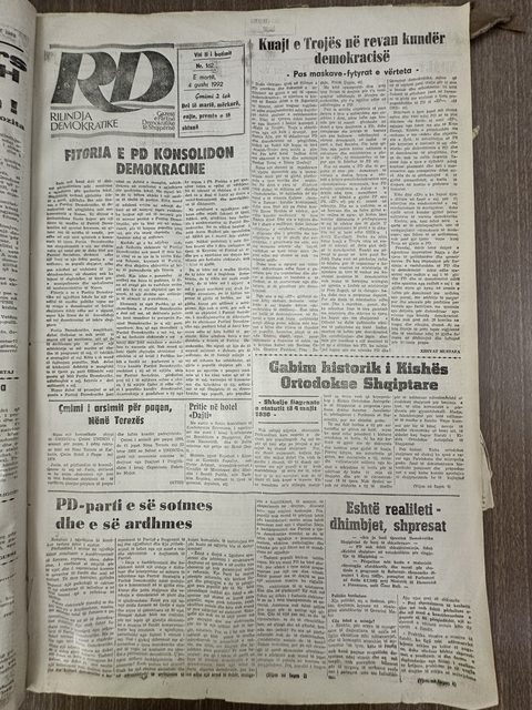 Rilindja Demokratike 1992-08-04