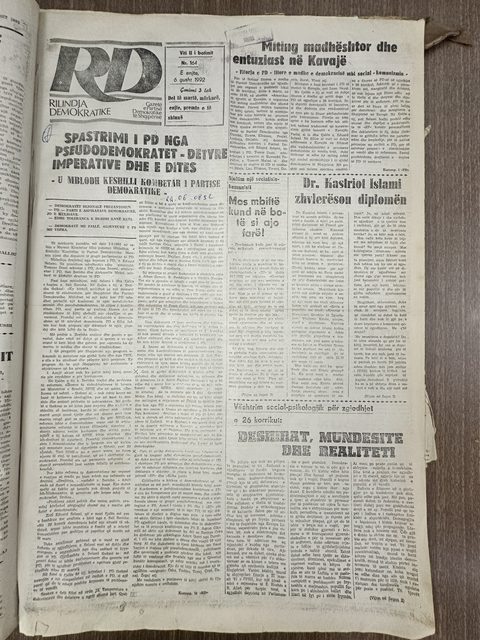 Rilindja Demokratike 1992-08-06