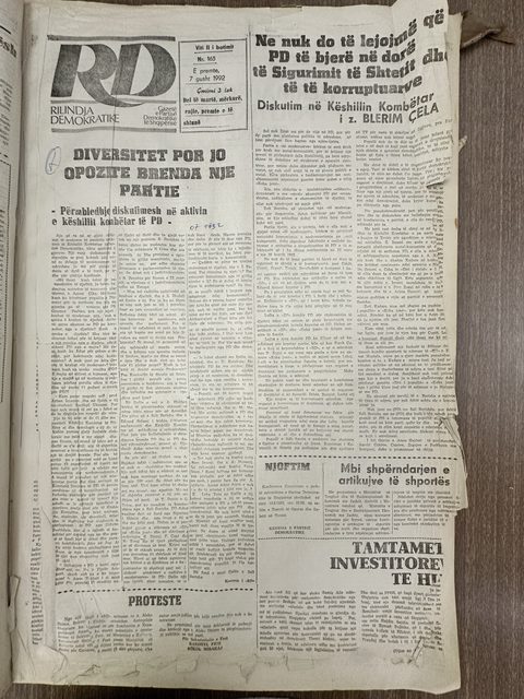 Rilindja Demokratike 1992-08-07
