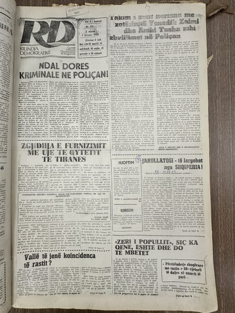 Rilindja Demokratike 1992-09-01