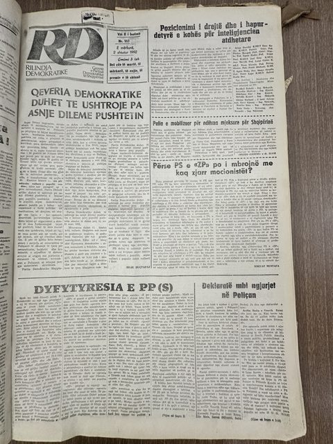 Rilindja Demokratike 1992-02-02