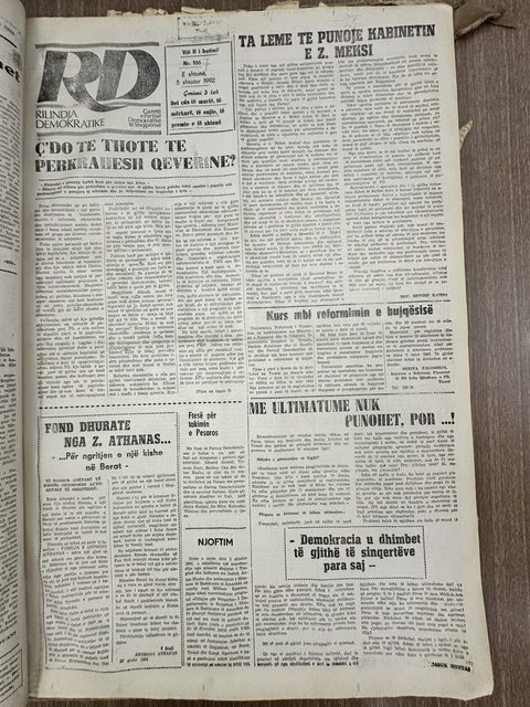 Rilindja Demokratike 1992-09-05