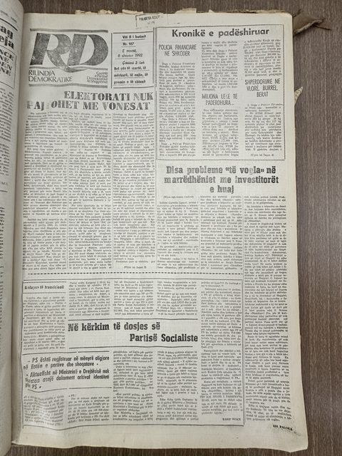 Rilindja Demokratike 1992-09-08