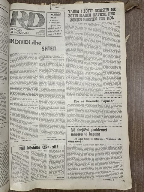 Rilindja Demokratike 1992-09-09