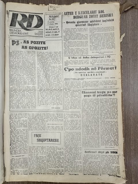 Rilindja Demokratike 1992-09-11
