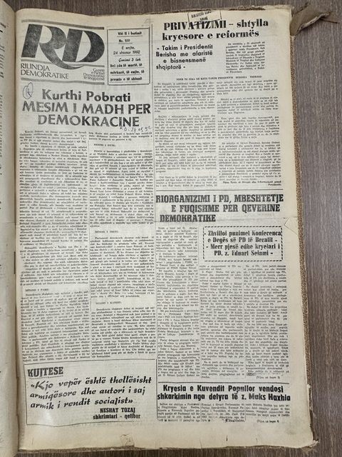 Rilindja Demokratike 1992-09-24