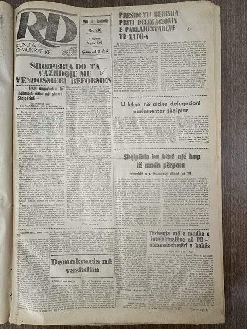 Rilindja Demokratike 1992-10-09