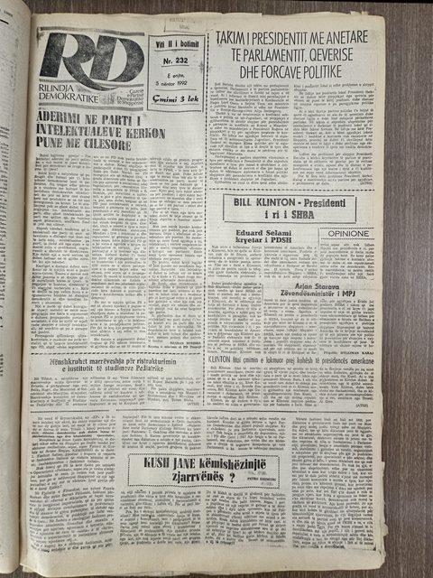 Rilindja Demokratike 1992-11-05